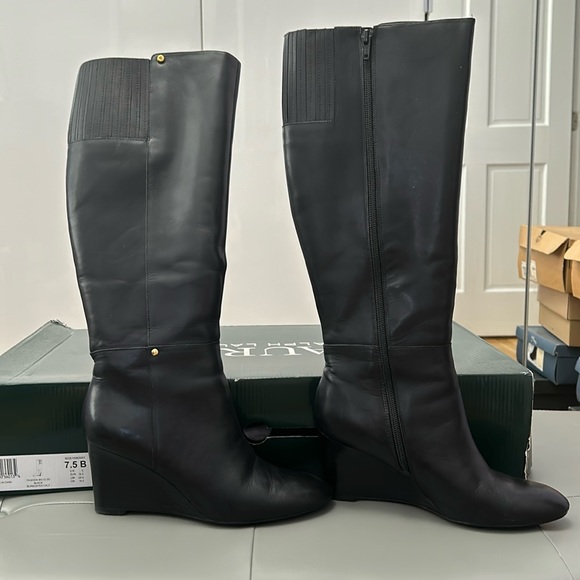 Ralph Lauren Tamora tall boots - Picture 1 of 6